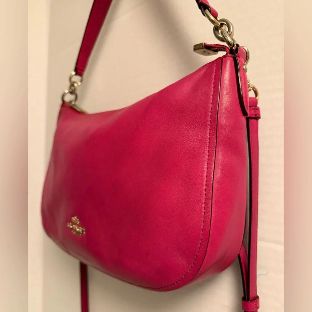 🌸 Vintage Y2K Coach Pink Leather Crossbody / Shoulder Bag 🌸 - Picture 7 of 12